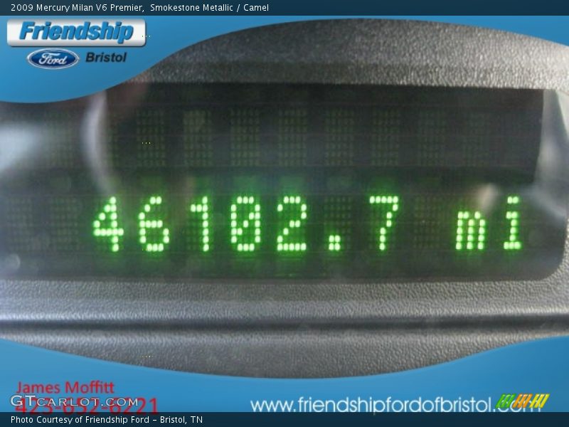 Smokestone Metallic / Camel 2009 Mercury Milan V6 Premier