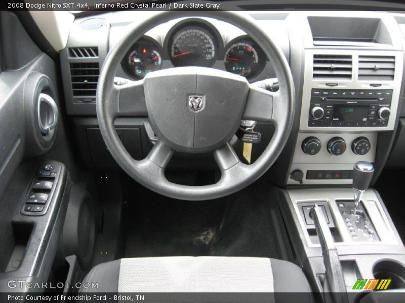 Inferno Red Crystal Pearl / Dark Slate Gray 2008 Dodge Nitro SXT 4x4