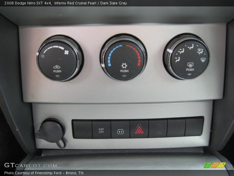 Inferno Red Crystal Pearl / Dark Slate Gray 2008 Dodge Nitro SXT 4x4