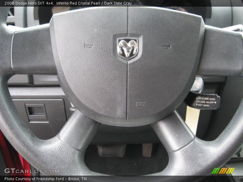 Inferno Red Crystal Pearl / Dark Slate Gray 2008 Dodge Nitro SXT 4x4
