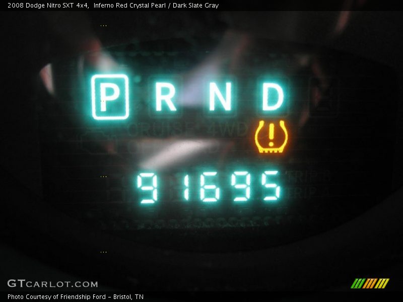 Inferno Red Crystal Pearl / Dark Slate Gray 2008 Dodge Nitro SXT 4x4