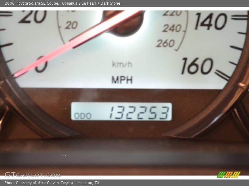 Oceanus Blue Pearl / Dark Stone 2006 Toyota Solara SE Coupe