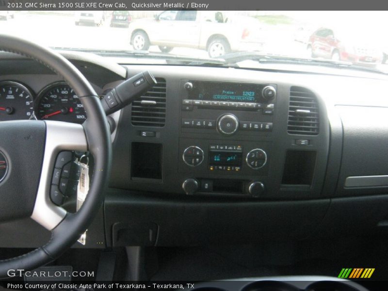 Quicksilver Metallic / Ebony 2012 GMC Sierra 1500 SLE XFE Crew Cab