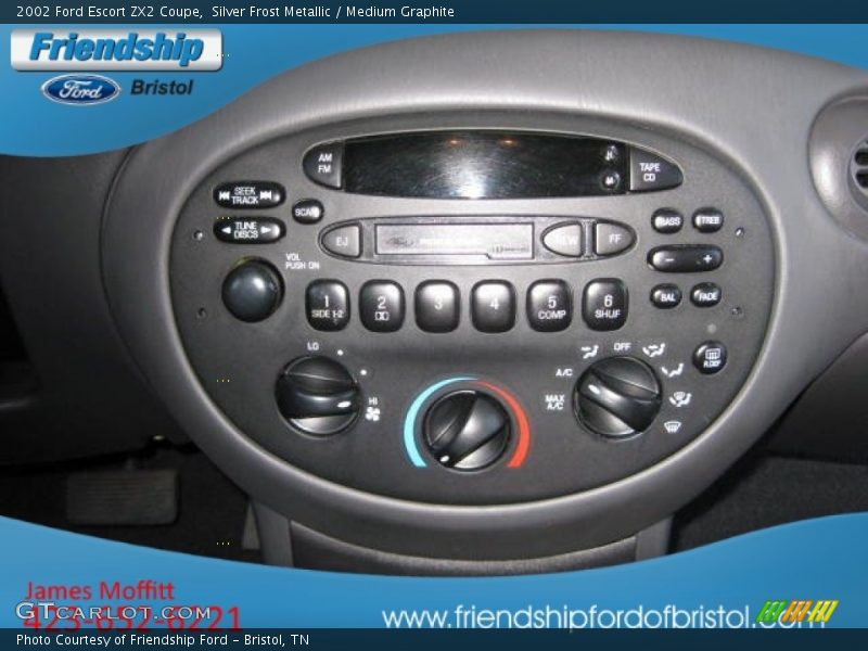 Silver Frost Metallic / Medium Graphite 2002 Ford Escort ZX2 Coupe