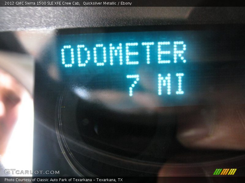 Quicksilver Metallic / Ebony 2012 GMC Sierra 1500 SLE XFE Crew Cab