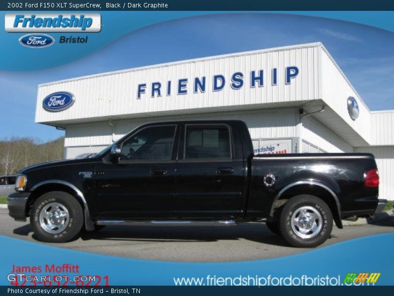 Black / Dark Graphite 2002 Ford F150 XLT SuperCrew