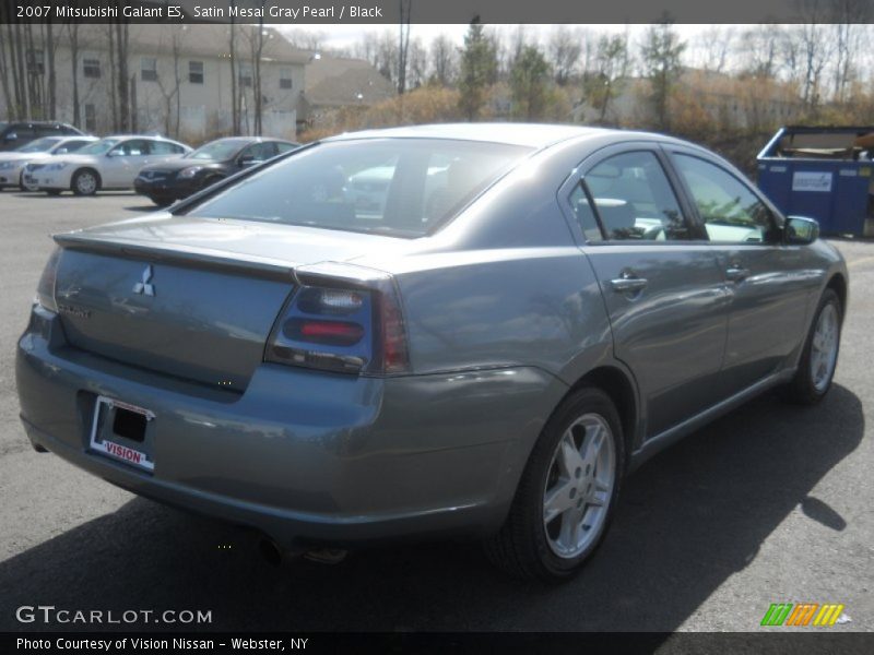 Satin Mesai Gray Pearl / Black 2007 Mitsubishi Galant ES