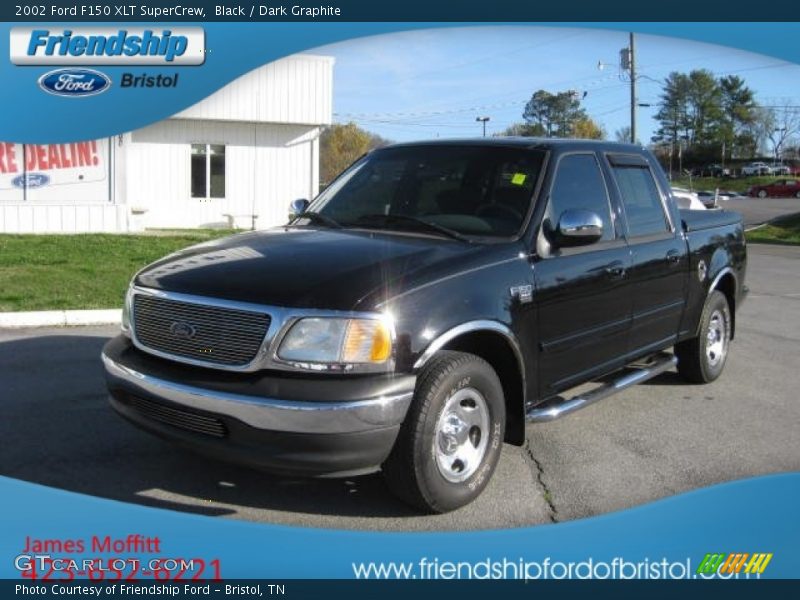 Black / Dark Graphite 2002 Ford F150 XLT SuperCrew