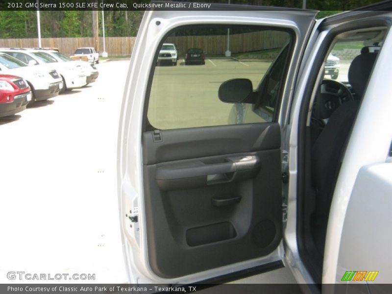 Quicksilver Metallic / Ebony 2012 GMC Sierra 1500 SLE XFE Crew Cab