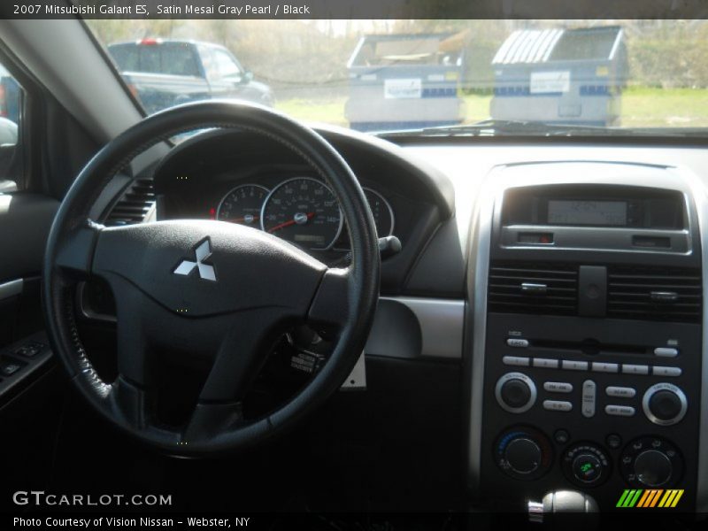 Satin Mesai Gray Pearl / Black 2007 Mitsubishi Galant ES