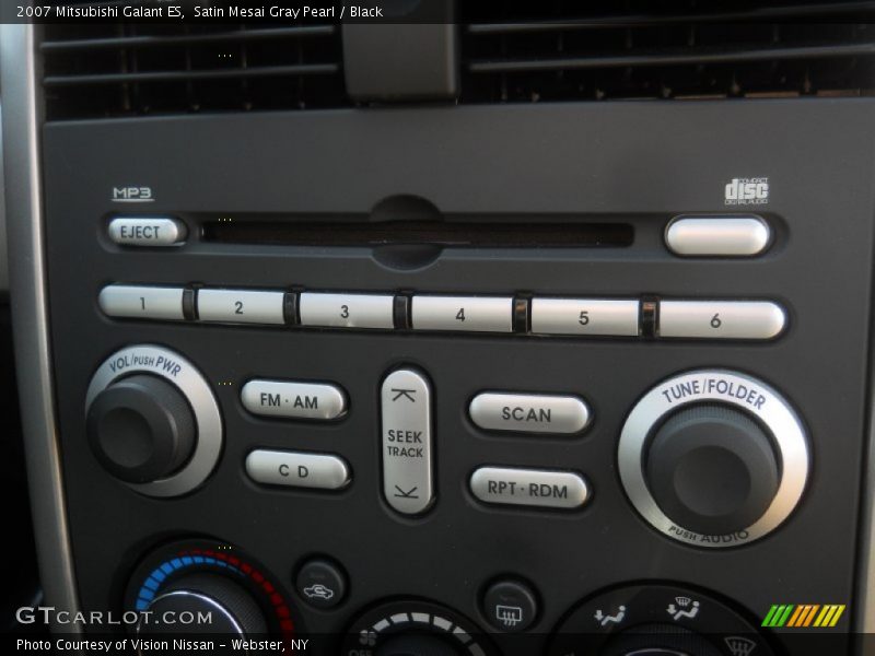 Satin Mesai Gray Pearl / Black 2007 Mitsubishi Galant ES