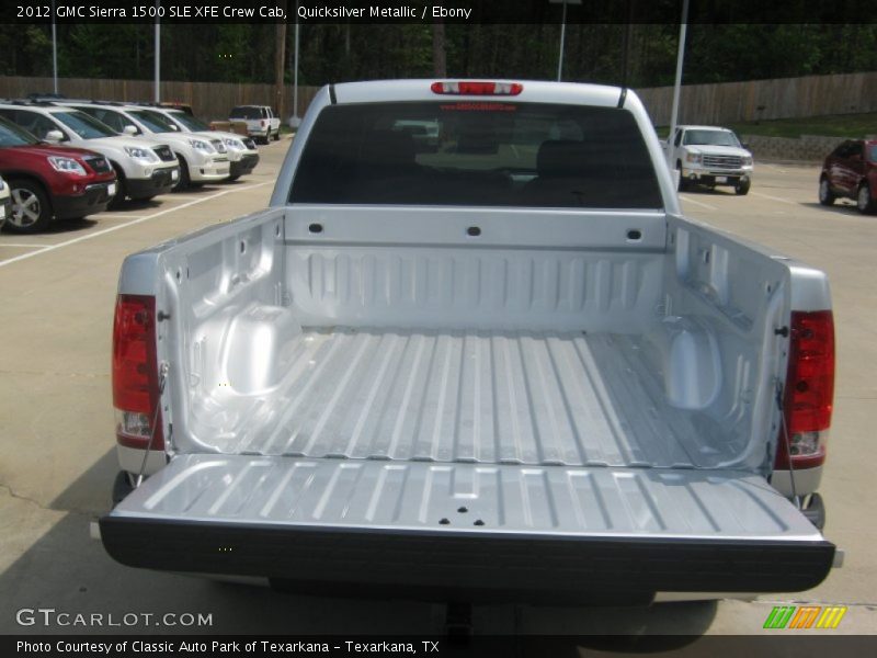 Quicksilver Metallic / Ebony 2012 GMC Sierra 1500 SLE XFE Crew Cab