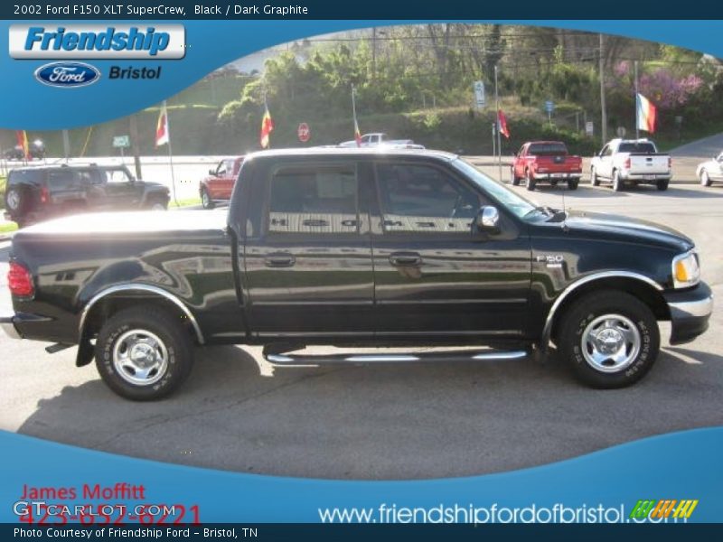 Black / Dark Graphite 2002 Ford F150 XLT SuperCrew