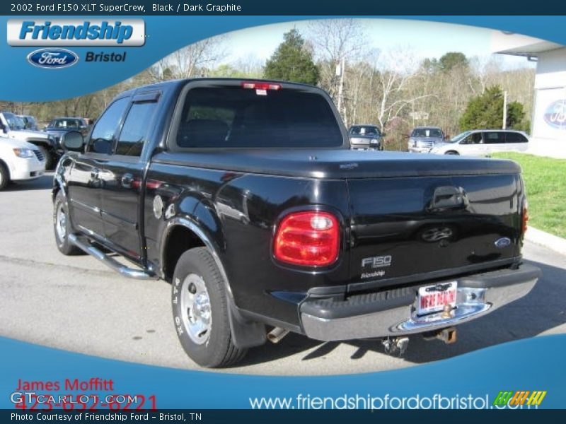 Black / Dark Graphite 2002 Ford F150 XLT SuperCrew
