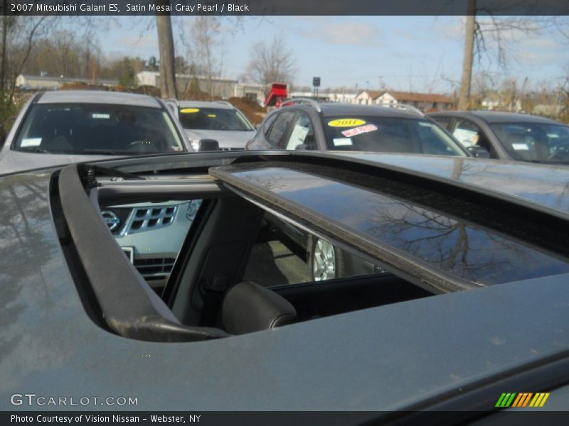 Satin Mesai Gray Pearl / Black 2007 Mitsubishi Galant ES