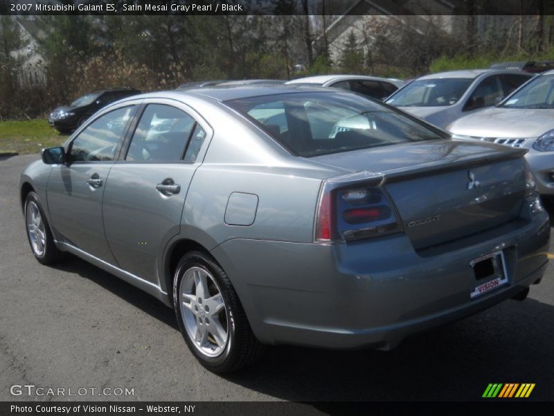 Satin Mesai Gray Pearl / Black 2007 Mitsubishi Galant ES