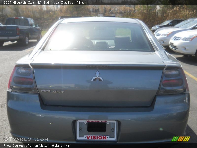 Satin Mesai Gray Pearl / Black 2007 Mitsubishi Galant ES