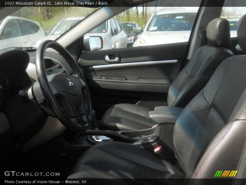 Satin Mesai Gray Pearl / Black 2007 Mitsubishi Galant ES