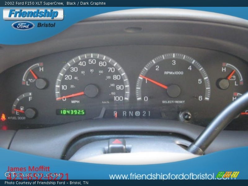 Black / Dark Graphite 2002 Ford F150 XLT SuperCrew