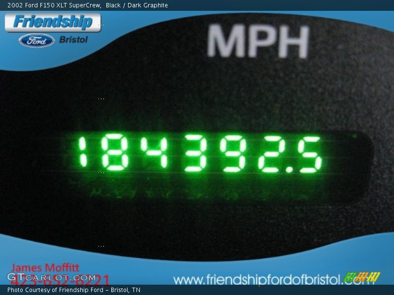 Black / Dark Graphite 2002 Ford F150 XLT SuperCrew