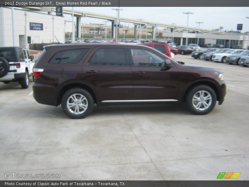 Deep Molten Red Pearl / Black 2012 Dodge Durango SXT