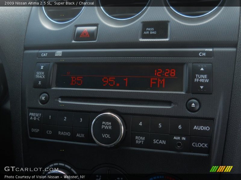 Super Black / Charcoal 2009 Nissan Altima 2.5 SL