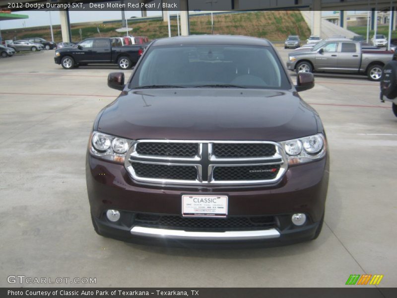 Deep Molten Red Pearl / Black 2012 Dodge Durango SXT
