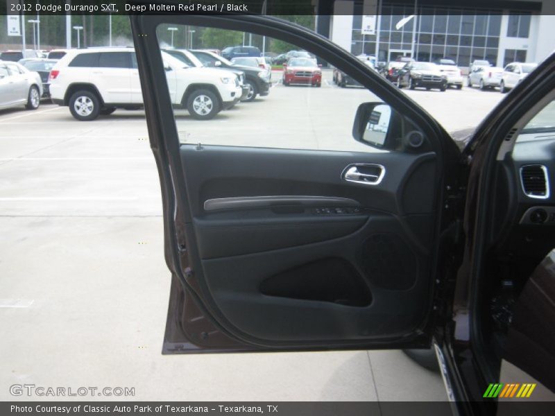 Deep Molten Red Pearl / Black 2012 Dodge Durango SXT