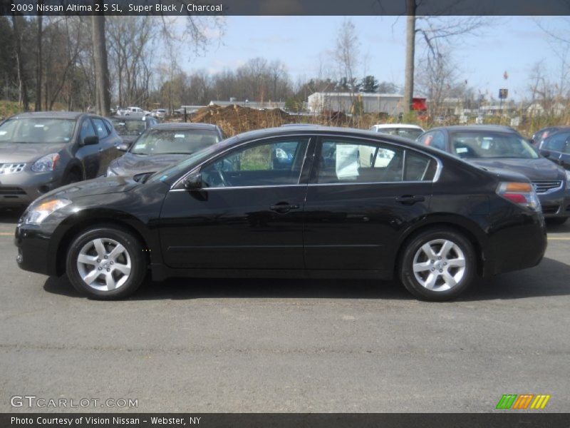 Super Black / Charcoal 2009 Nissan Altima 2.5 SL