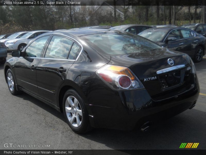 Super Black / Charcoal 2009 Nissan Altima 2.5 SL