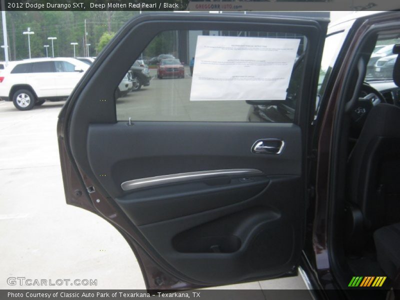 Deep Molten Red Pearl / Black 2012 Dodge Durango SXT