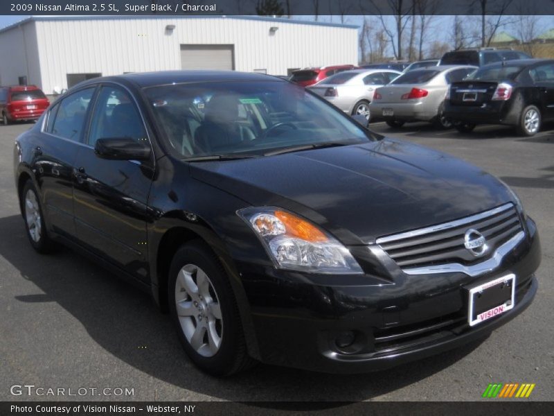 Super Black / Charcoal 2009 Nissan Altima 2.5 SL