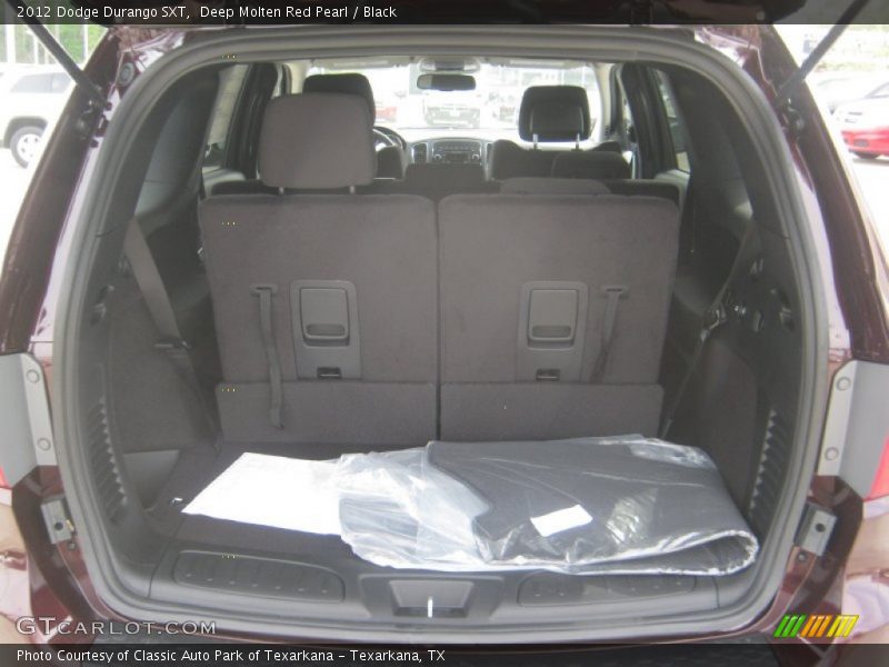 Deep Molten Red Pearl / Black 2012 Dodge Durango SXT