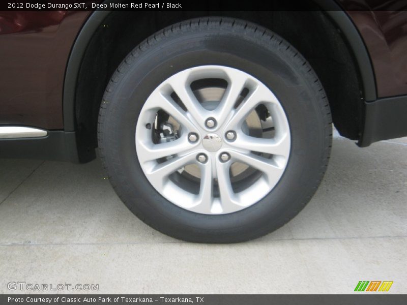 Deep Molten Red Pearl / Black 2012 Dodge Durango SXT