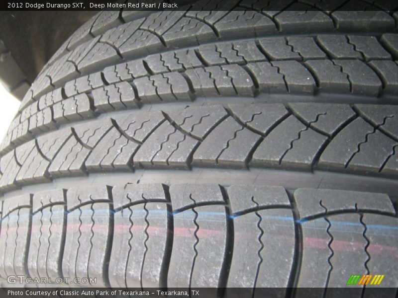 Deep Molten Red Pearl / Black 2012 Dodge Durango SXT
