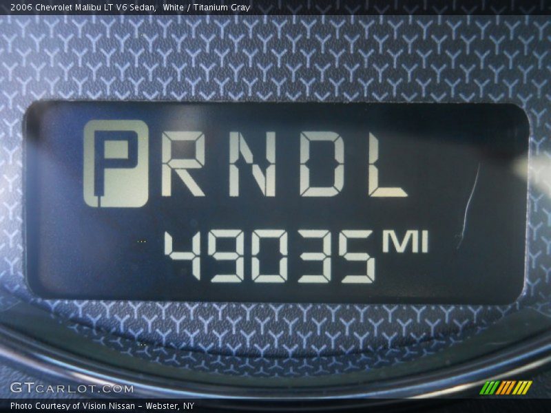 White / Titanium Gray 2006 Chevrolet Malibu LT V6 Sedan