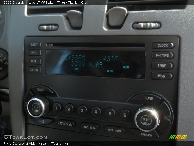 White / Titanium Gray 2006 Chevrolet Malibu LT V6 Sedan