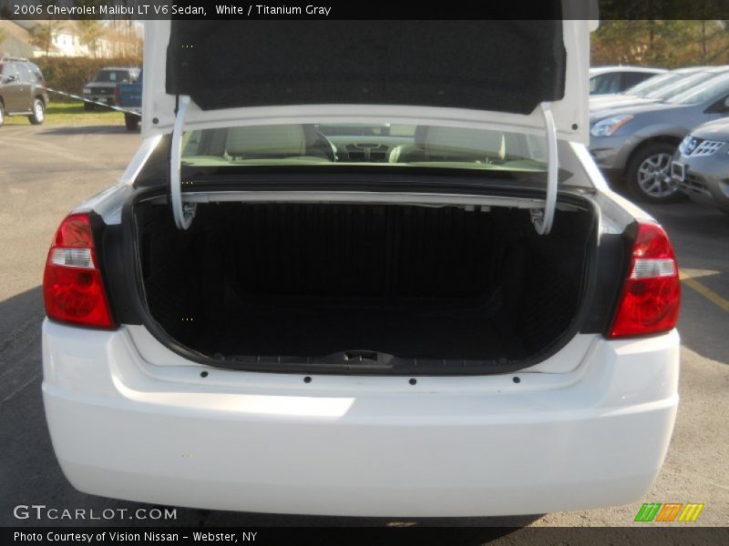 White / Titanium Gray 2006 Chevrolet Malibu LT V6 Sedan