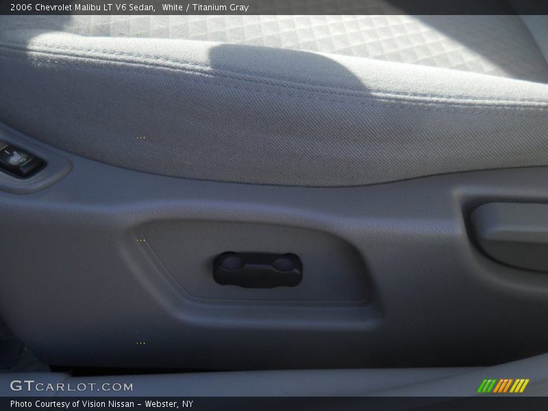 White / Titanium Gray 2006 Chevrolet Malibu LT V6 Sedan