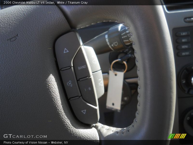 White / Titanium Gray 2006 Chevrolet Malibu LT V6 Sedan