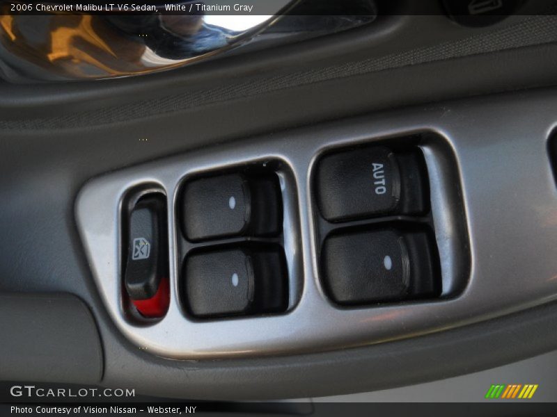 White / Titanium Gray 2006 Chevrolet Malibu LT V6 Sedan