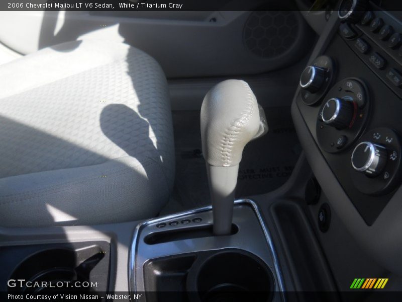 White / Titanium Gray 2006 Chevrolet Malibu LT V6 Sedan