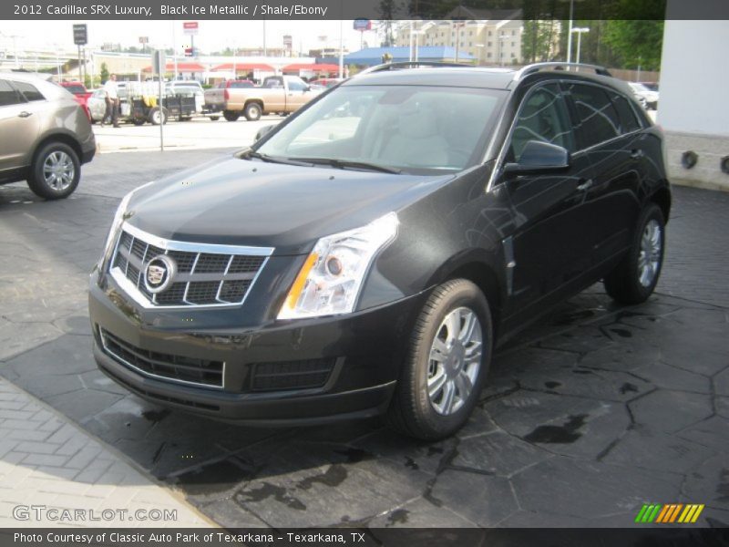 Black Ice Metallic / Shale/Ebony 2012 Cadillac SRX Luxury