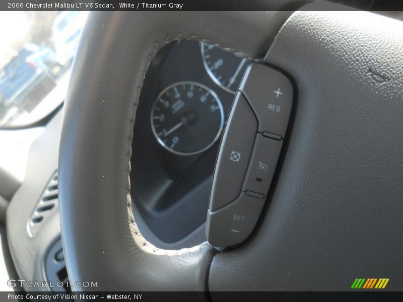 White / Titanium Gray 2006 Chevrolet Malibu LT V6 Sedan