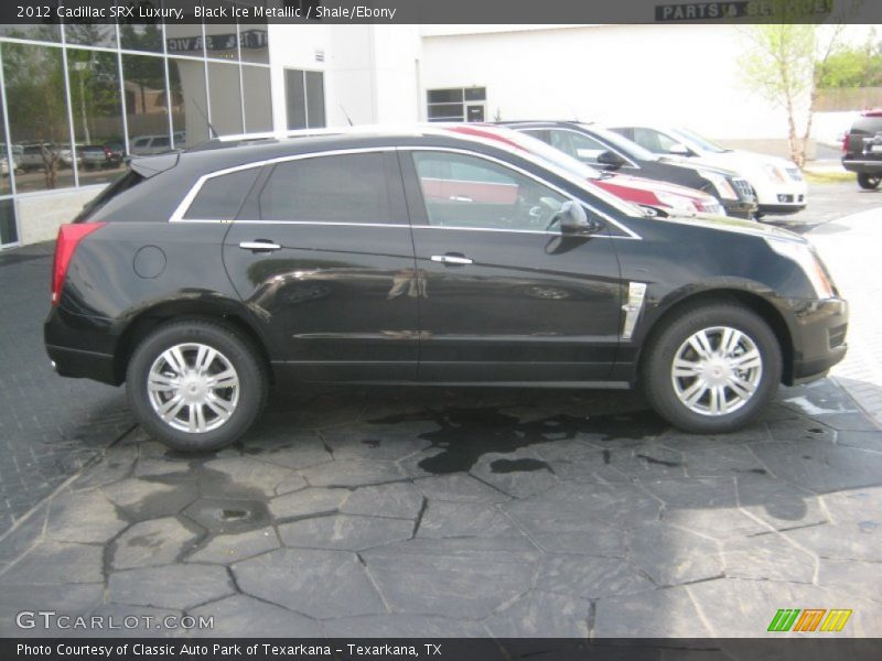 Black Ice Metallic / Shale/Ebony 2012 Cadillac SRX Luxury