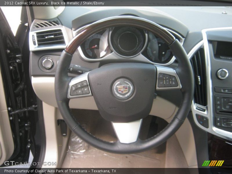 Black Ice Metallic / Shale/Ebony 2012 Cadillac SRX Luxury