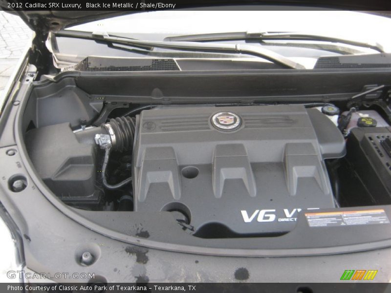 Black Ice Metallic / Shale/Ebony 2012 Cadillac SRX Luxury