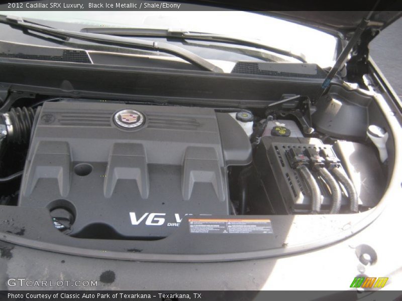 Black Ice Metallic / Shale/Ebony 2012 Cadillac SRX Luxury