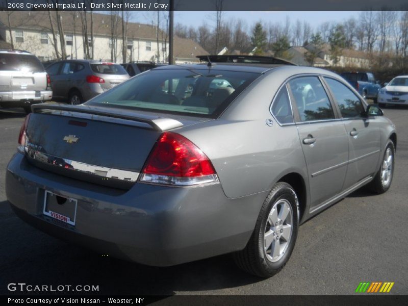 Dark Silver Metallic / Gray 2008 Chevrolet Impala LT