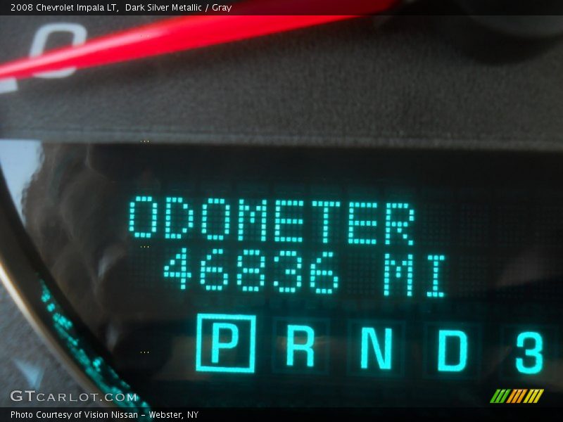 Dark Silver Metallic / Gray 2008 Chevrolet Impala LT